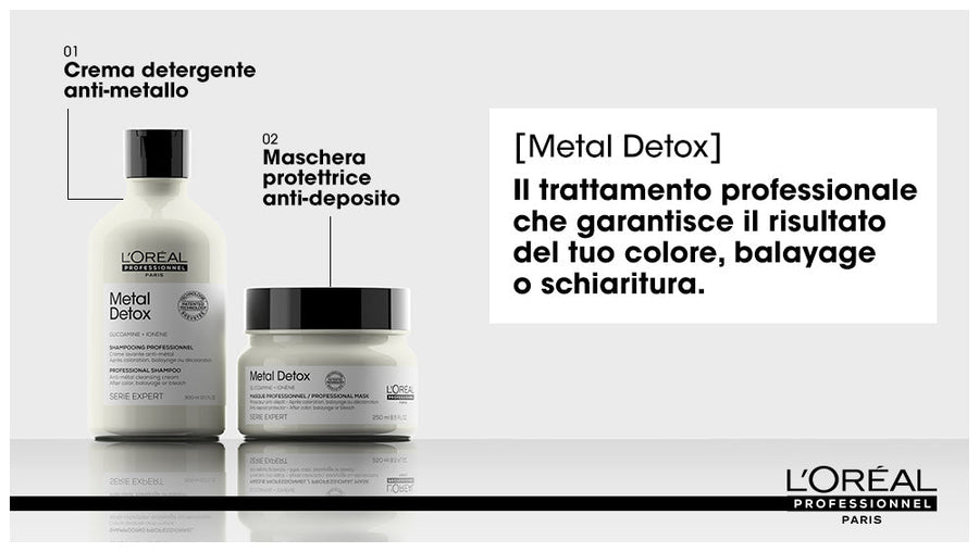 Libera i capelli dai residui nocivi con L'Oréal Metal Detox