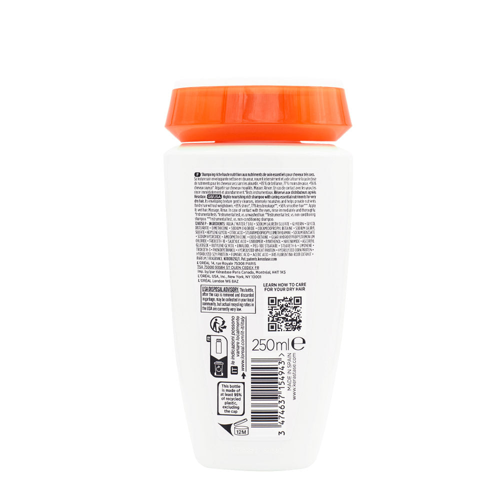Kerastase Nutritive Bain Satin Riche 250ml - shampoo per capelli molto secchi [all]