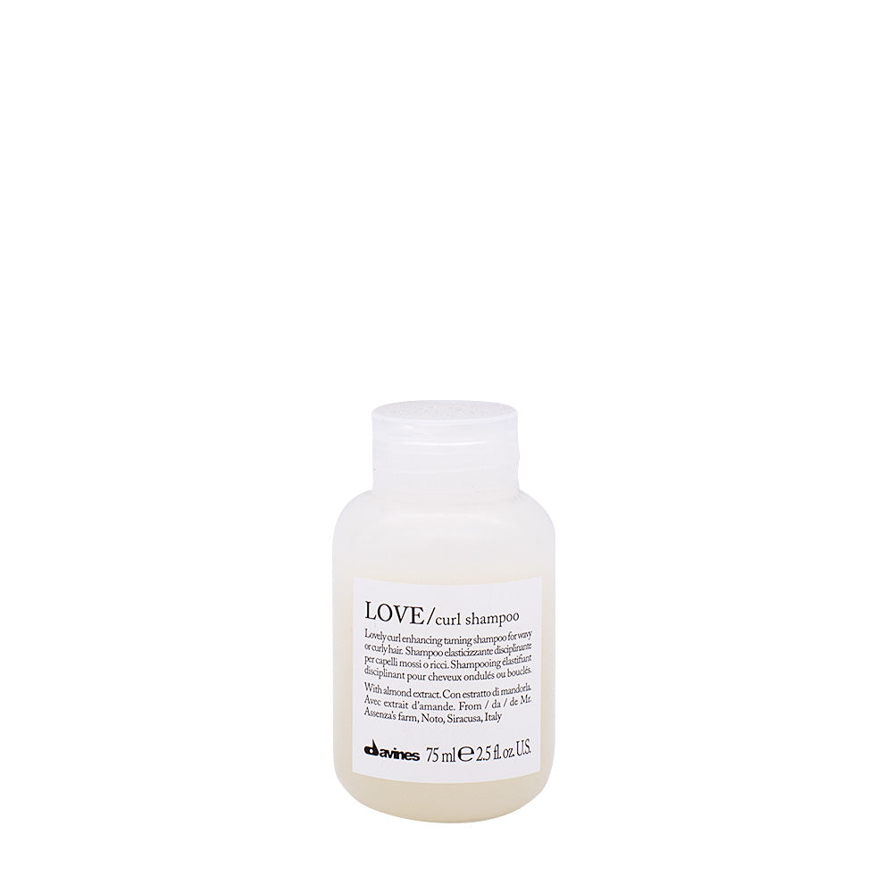 Davines Essential HairCare Love Curl Shampoo 75ml - shampoo elasticizzante per capelli ricci o mossi