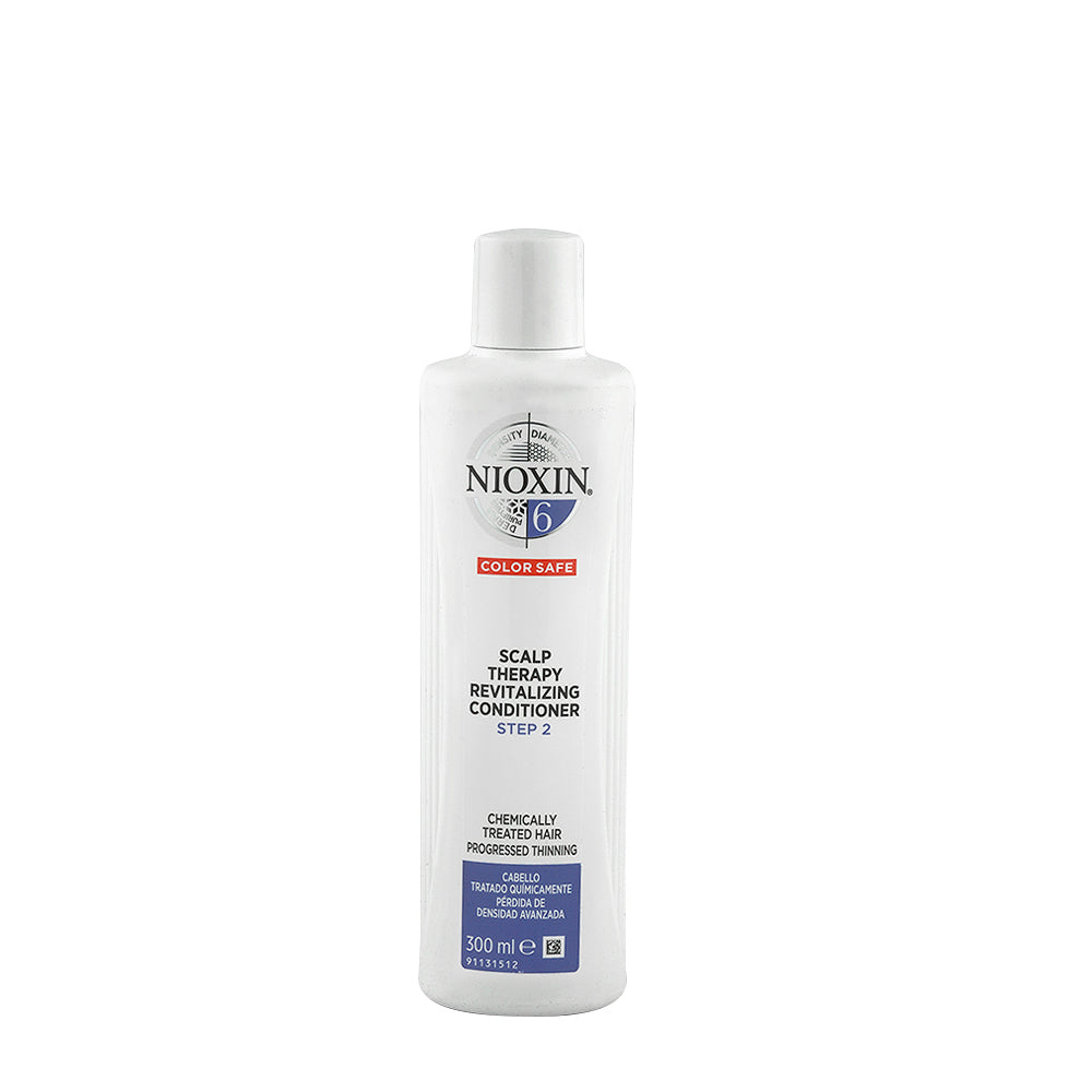 Nioxin Sistema6 Scalp Therapy Revitalizing Conditioner 300ml - balsamo capelli trattati chimicamente e radi [all]
