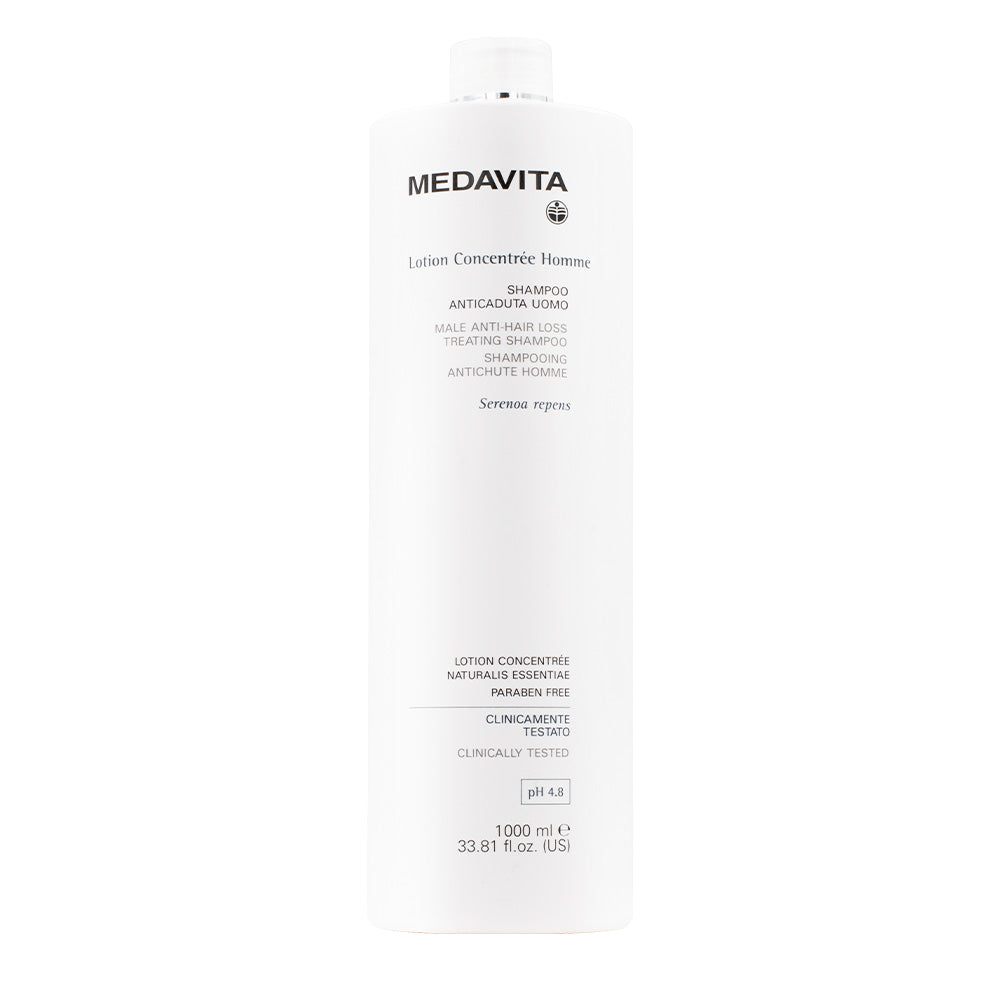 Medavita Cute Lotion Concentrée Homme Anti Hair Loss Treating Shampoo  1000ml - shampoo anticaduta uomo pH 4.8