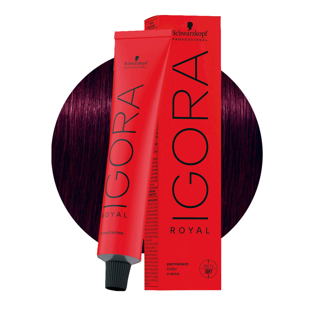 Schwarzkopf Igora Royal 4-99 Castano Medio Violetto Extra 60ml - colorazione permanente