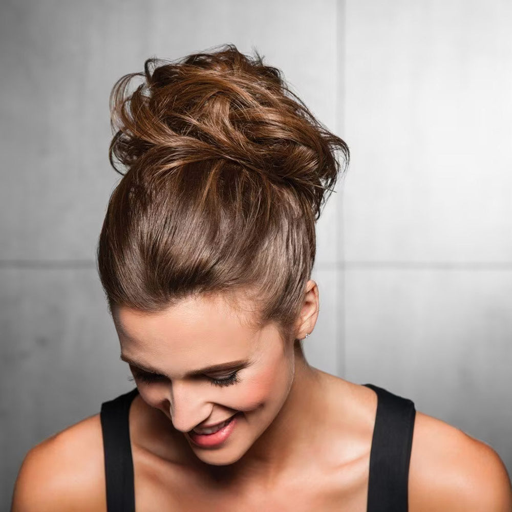 Hairdo Fancy Do Elastico per Capelli Castano Medio Ramato Con Meches [all]