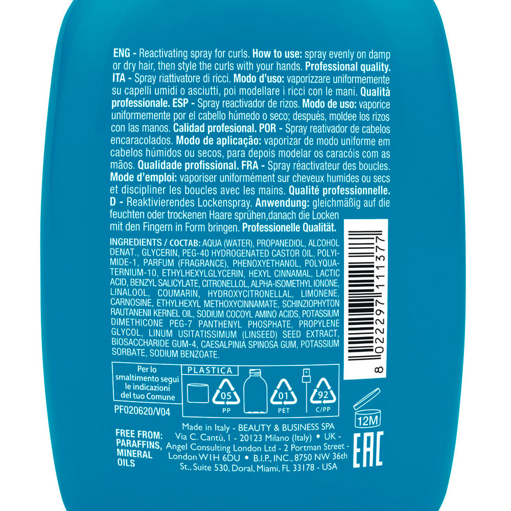 Alfaparf Milano Semi di Lino Curls Reactivating Spray 125ml - spray riattivatore