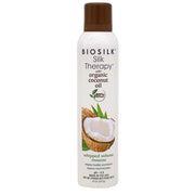 Biosilk Silk Therapy Whipped Volume Mousse With Coconut Oil 227gr - schiuma volumizzante