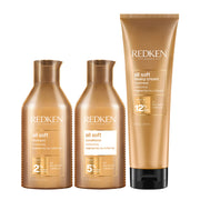 Redken All Soft Shampoo 300ml Conditioner 300ml Treatment 250ml [all]