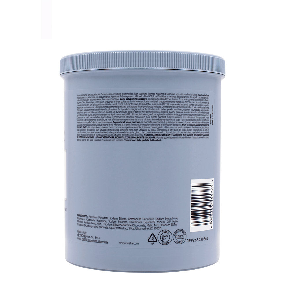 Wella Blondor Plex Multi Blond 800gr - decolorante in polvere [all]