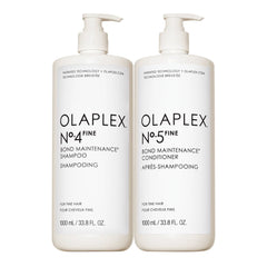 Olaplex N° 4 Fine Bond Maintenance Shampoo 1000ml  N° 5 Fine Bond Maintenance Conditioner 1000ml