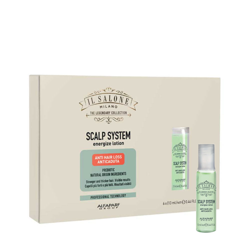 Alfaparf Milano Il Salone Scalp System Energize Lotion Anti Hair Loss Vials 6x13ml - fiale anticaduta [all]