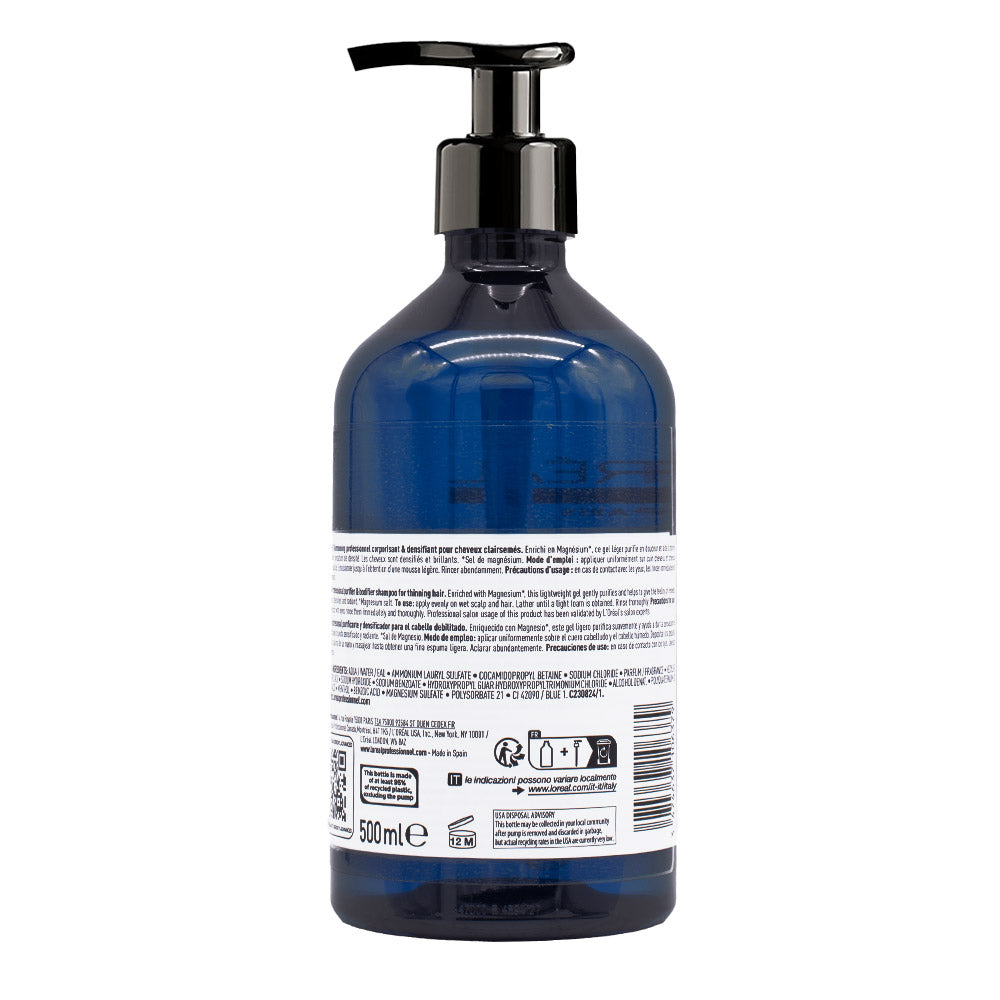 L'Oreal Professionnel Serioxyl Advanced Purifier & Bodifier Shampoo 500ml - shampoo densificante [all]