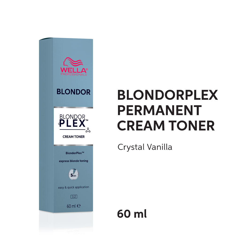 Wella Blondor Plex Cream Toner Crystal Vanilla /36 60ml - colorazione permanente tonalizzante [all]