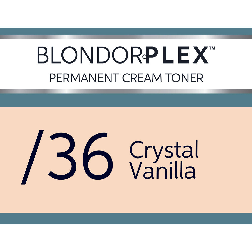 Wella Blondor Plex Cream Toner Crystal Vanilla /36 60ml - colorazione permanente tonalizzante [all]