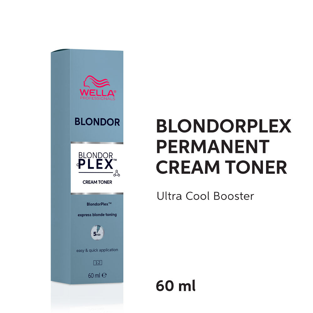 Wella Blondor Plex Cream Toner Ultra Cool Booster /86 60ml - colorazione permanente tonalizzante [all]