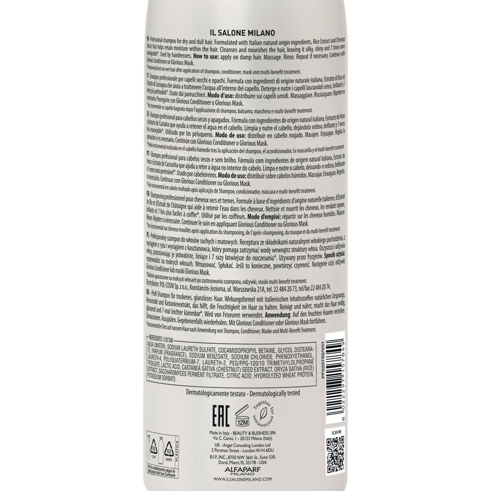 Il Salone Milano Glorious Shampoo 1000ml - shampoo per capelli secchi e opachi [all]