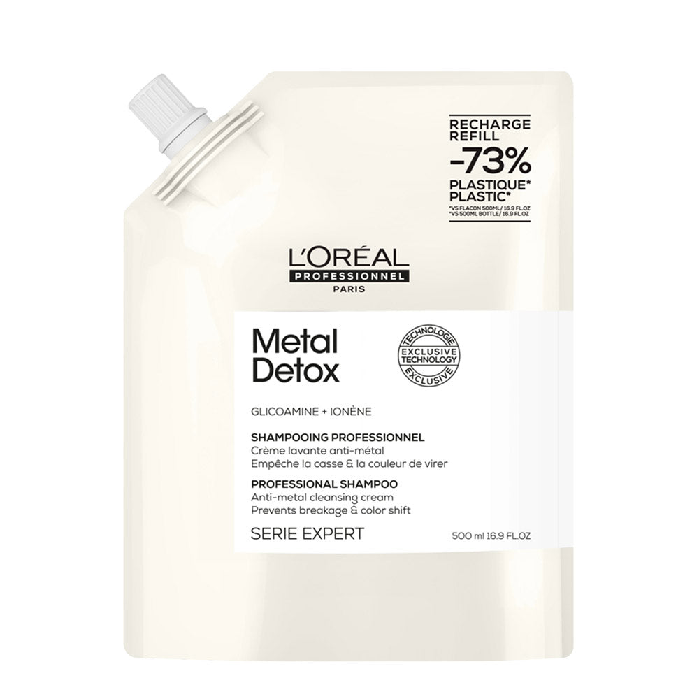L'Oreal Professionnel Paris Serie Expert Metal Detox Shampoo Refill 500ml - eco-ricariche shampoo purificante [all]