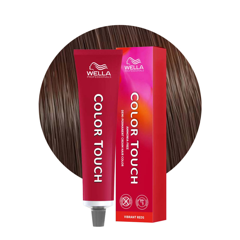 Wella Color Touch Vibrant Reds 5/4 Castano Chiaro Ramato 60ml  - colore semipermanente senza ammoniaca [all]