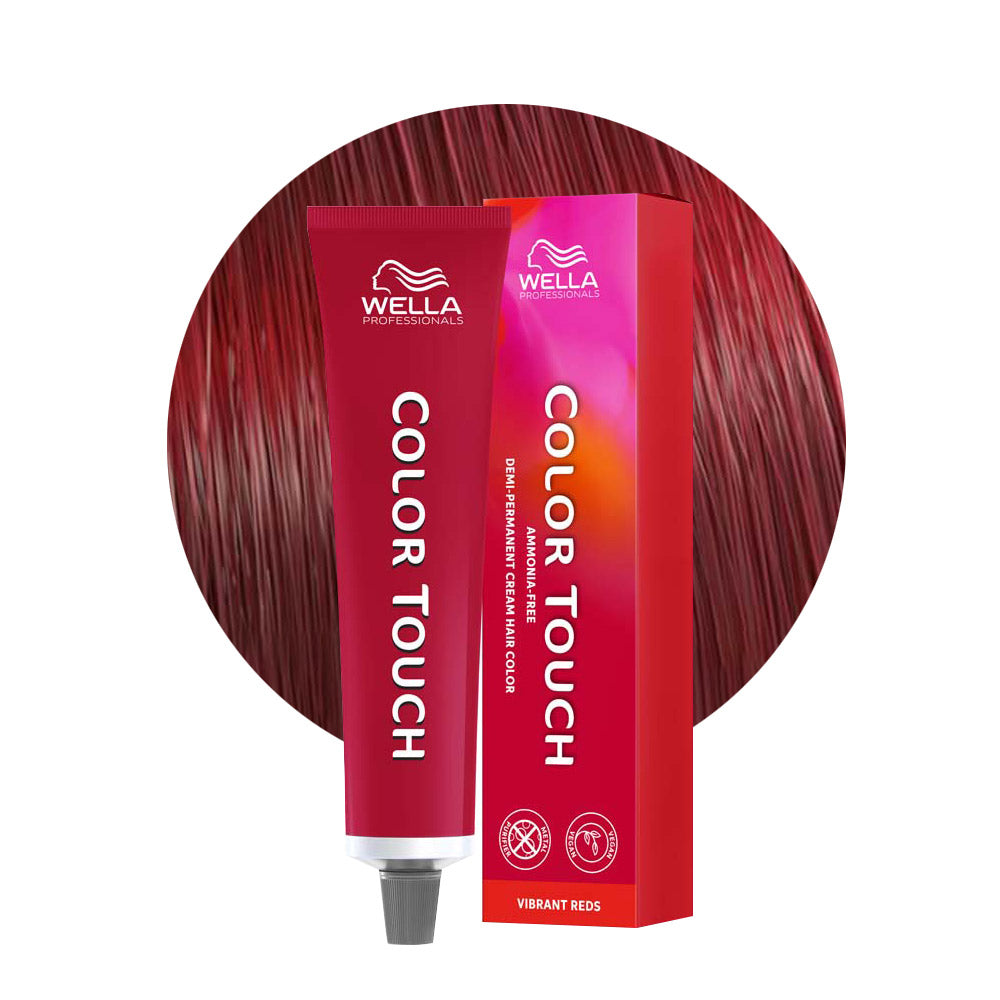 Wella Color Touch Vibrant Reds 66/45 Biondo Scuro Intenso Rame Mogano 60ml  - colore semipermanente senza ammoniaca [all]