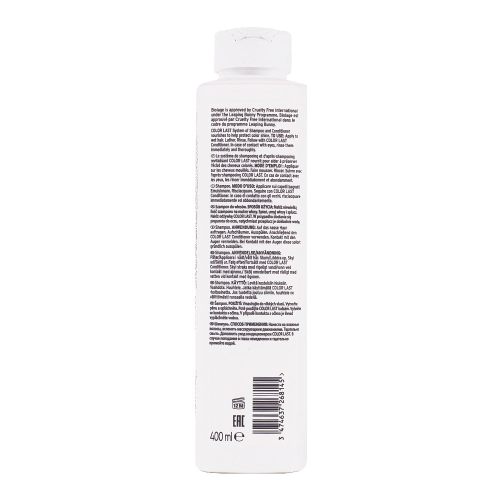 Biolage Professional Hair Spa Color Last Shampoo 400ml - shampoo protezione colore [all]