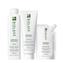 Biolage Professional Hair Spa Strenght Recovery Shampoo 400ml Conditioner 236ml Deep Treatment Pack 100ml