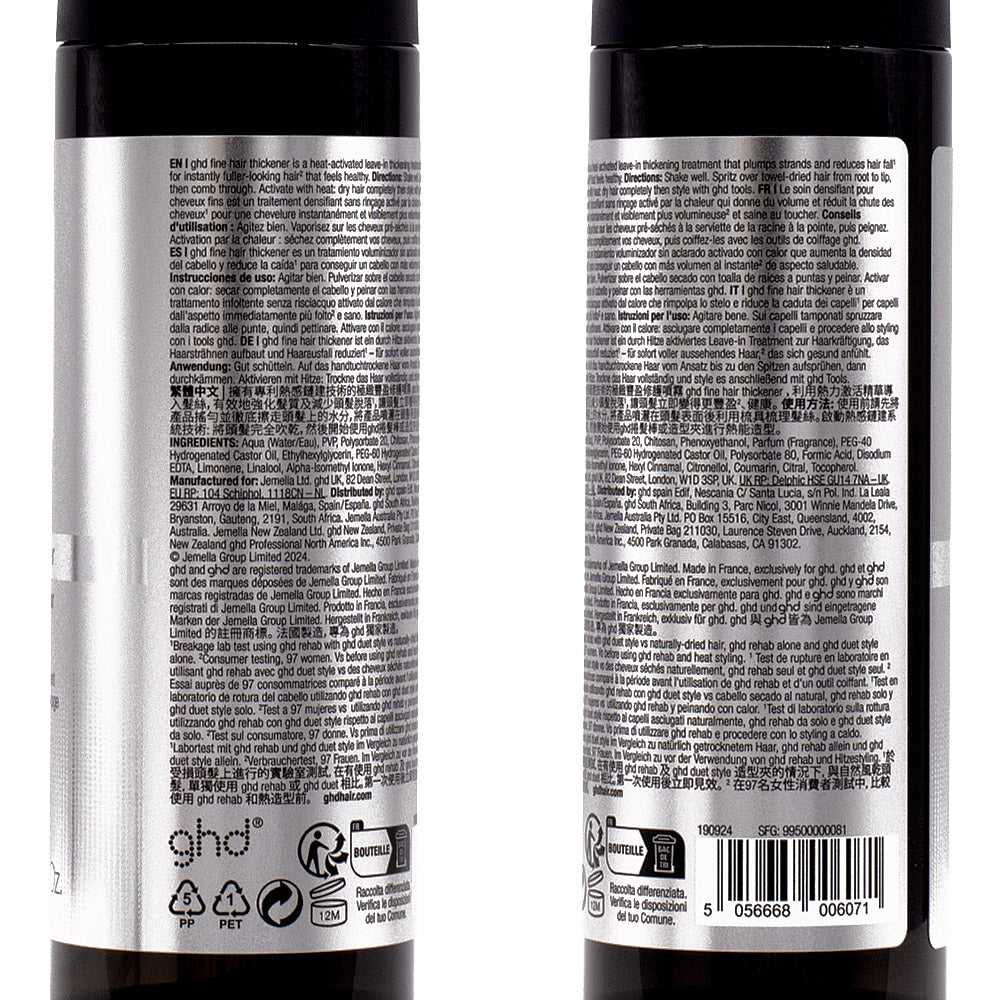 Ghd Rehab Fine Hair Thickener 95ml - trattamento volumizzante capelli fini senza risciacquo [all]