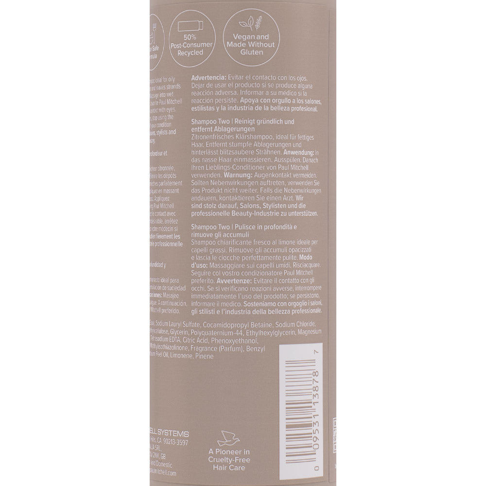 Paul Mitchell Clarify Shampoo Two 300ml - shampoo purificante