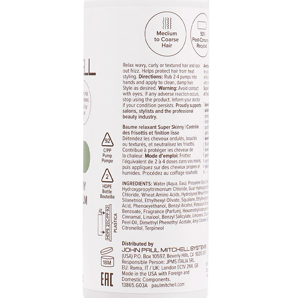 Paul Mitchell Smooth Super Skinny Relaxing Balm 150ml - balsamo antricrespo termoprotettore