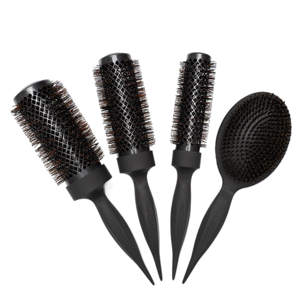 Cocco Aura Brush Set Black 4pz - set di spazzole