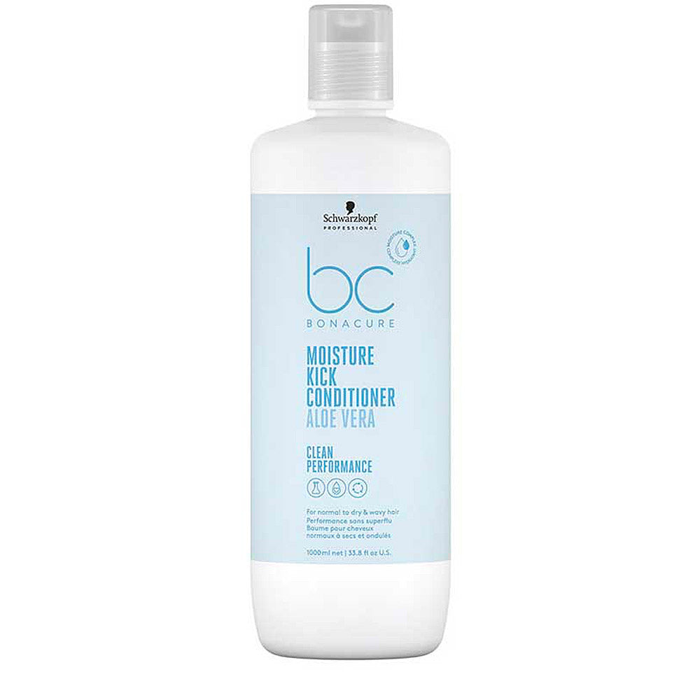 Schwarzkopf Professional Bonacure Moisture Kick Conditioner Aloe Vera 1000ml - balsamo nutriente districante
