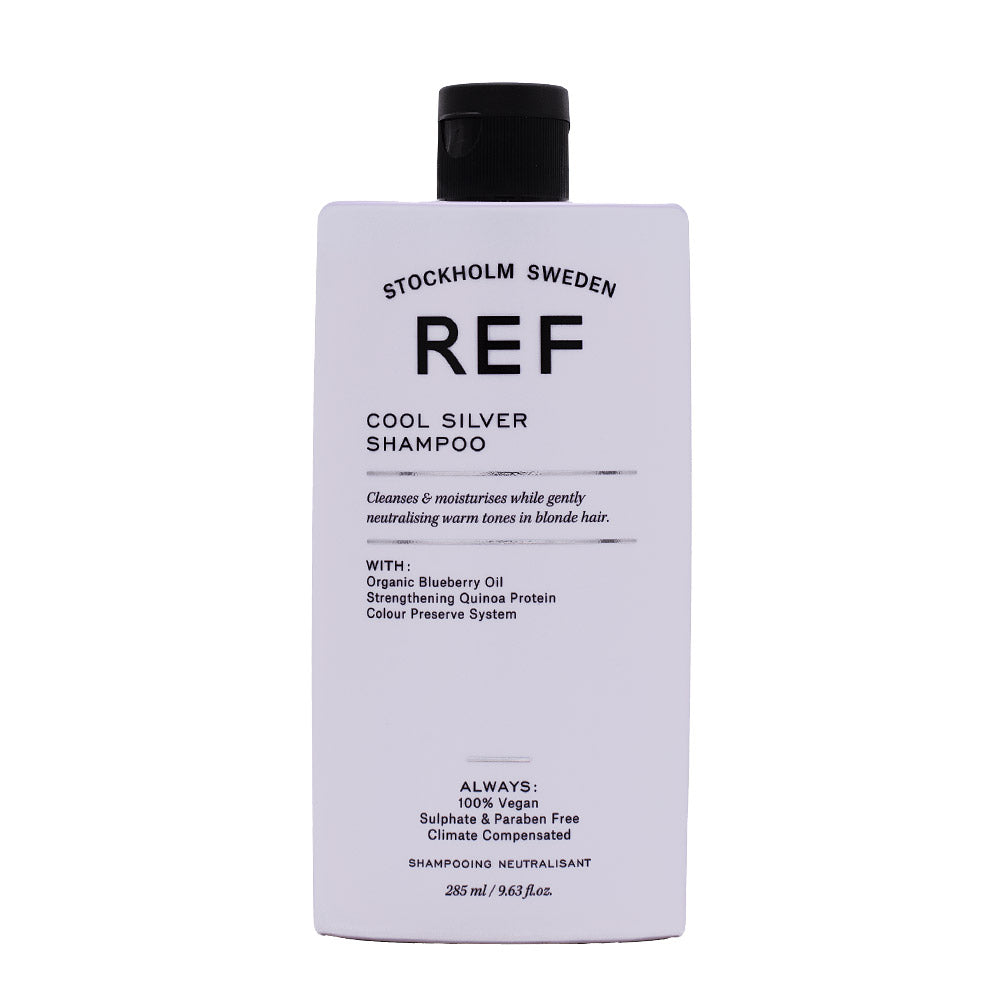 Ref Stockholm Cool Silver Shampoo 285ml - shampoo anti giallo capelli biondi