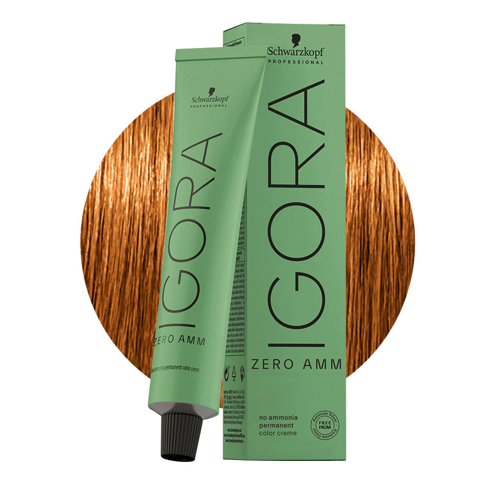 Schwarzkopf Igora Zero Amm 7-67 Biondo Medio Cioccolato Rame 60ml - colorazione permanente senza ammoniaca [all]