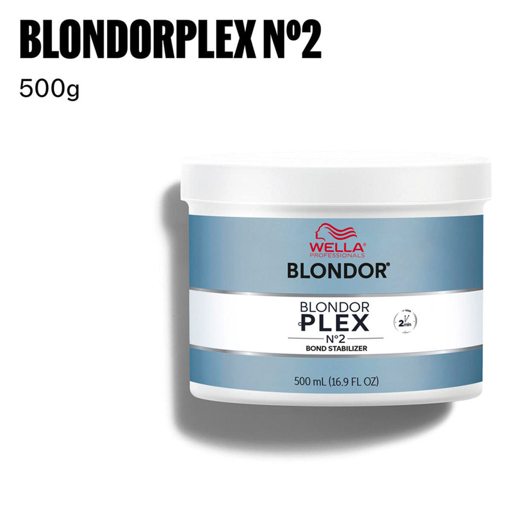 Wella Professionals Blondor Plex N°2 Bond Stabilizer 500ml - trattamento nutriente post decolorazione [all]