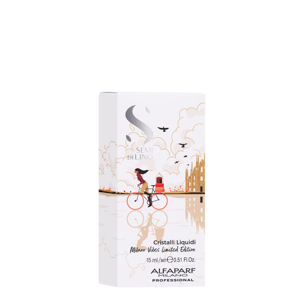 Alfaparf Milano Semi Di Lino Sublime Cristalli Liquidi Milano Vibes White Limited Edition 15ml - siero illuminante [all]