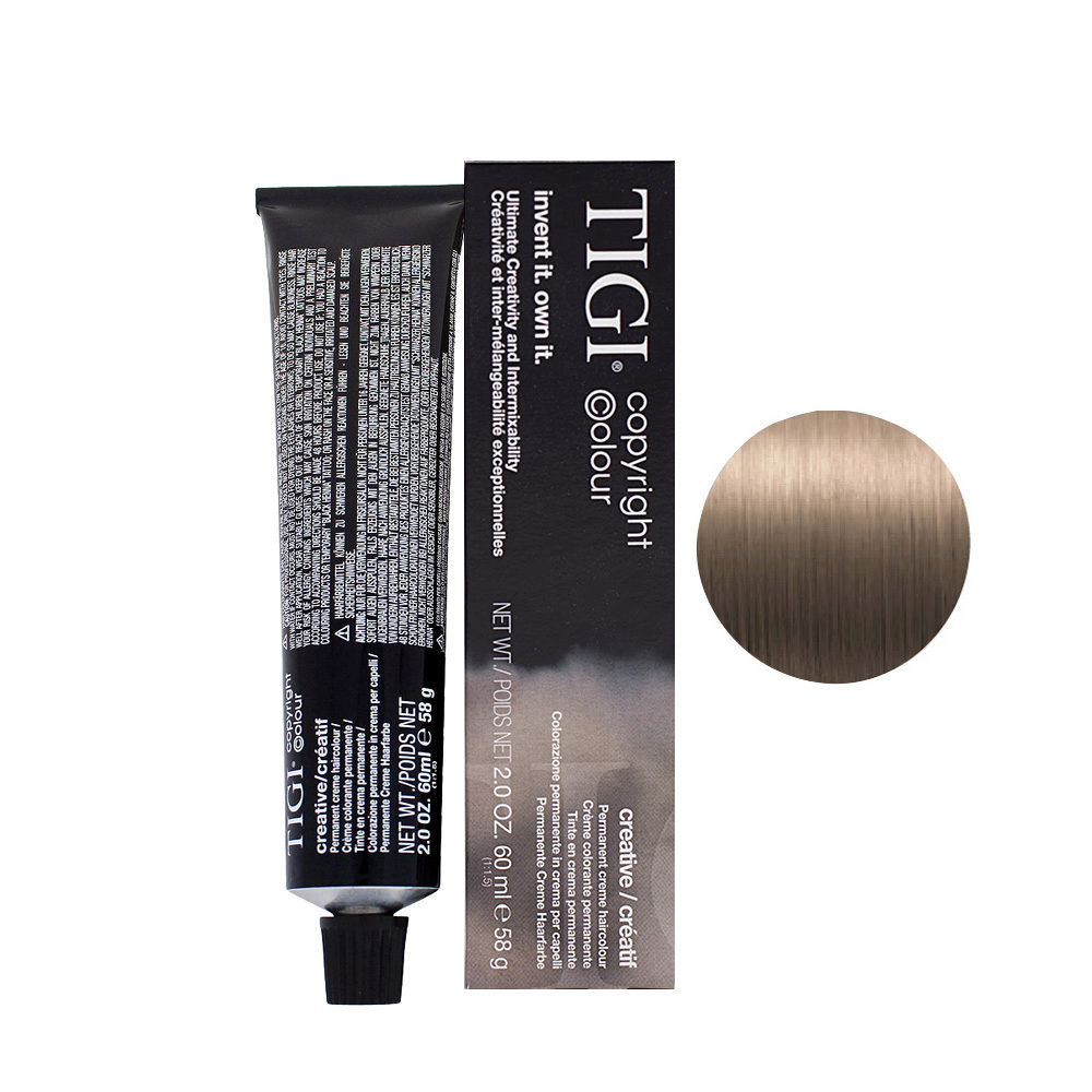 8/83 Light ash golden blonde Tigi Creative 60ml