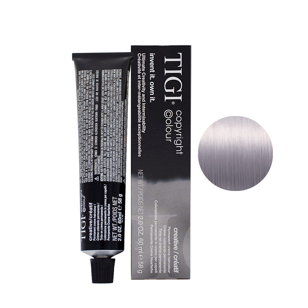10/21 Extra Light Violet Blue Blonde Tigi Creative 60ml