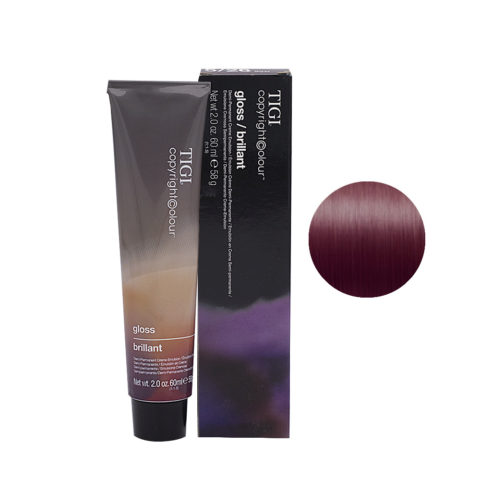 5/26 Light violet red brown Tigi Gloss 60ml
