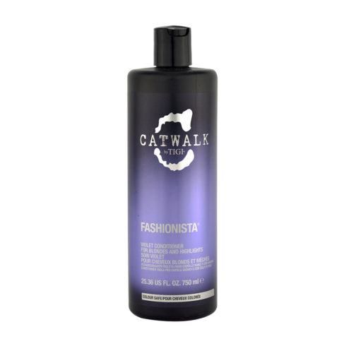 Tigi Catwalk Fashionista Violet Conditioner 750ml - anti-yellowing conditioner blond hair