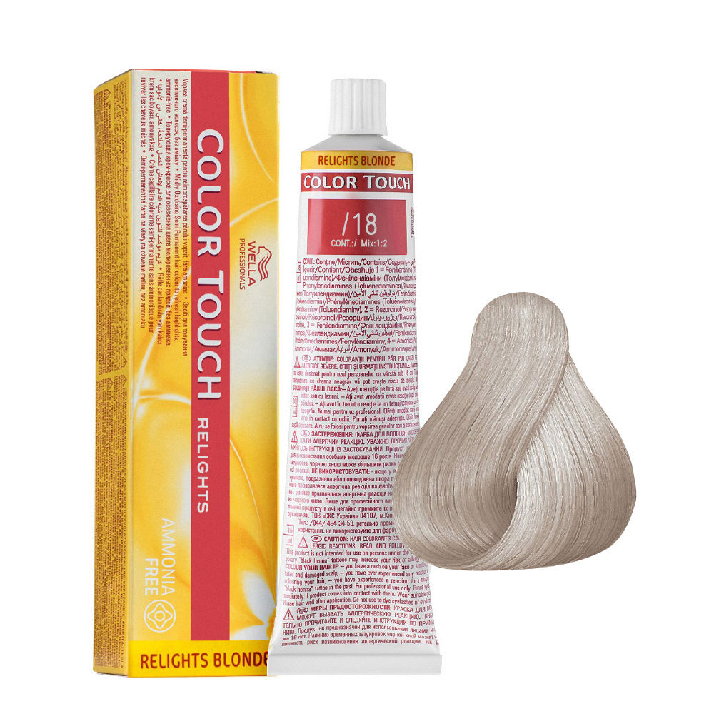 /18 Pearl ash Wella Color Touch Relights blonde ammonia free 60ml