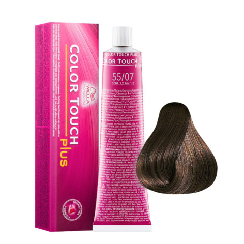 Wella Color Touch Plus 55/07 Intense Light Natural Sand Brown 60ml - demi-permanent colour