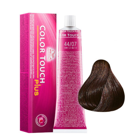 Wella Color Touch Plus 44/07 Medium Intense Natural Sand Brown 60ml - demi-permanent colour