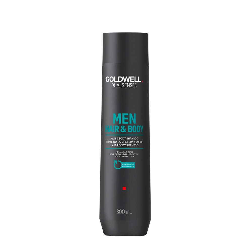 Goldwell Dualsenses Men Hair & Body Shampoo 300ml - shower shampoo for all hair types