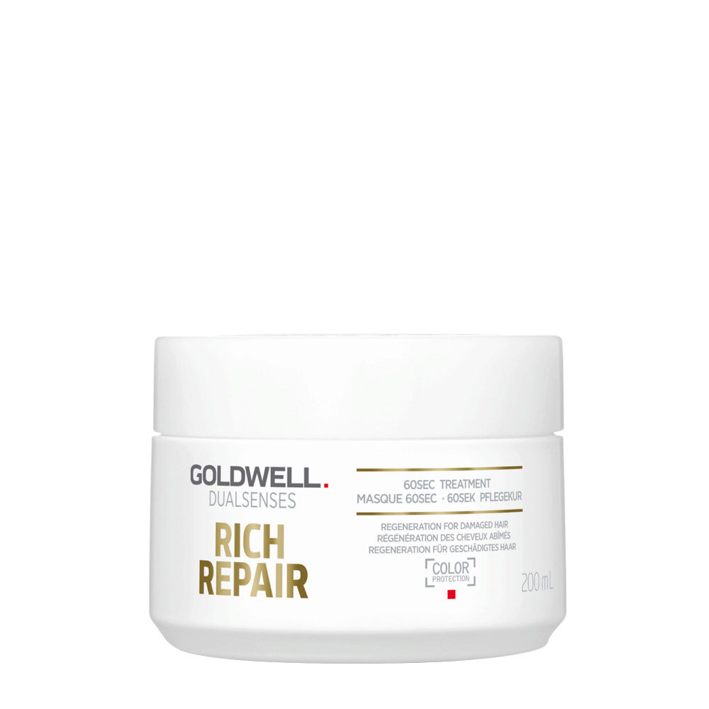 Goldwell Dualsenses Rich Repair Restoring 60Sec Treatment 200ml - treatment for dry or damaged hair