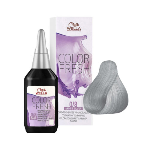 Wella Color Fresh 0/8 Silver 75ml - conditioning colour enhancer without ammonia