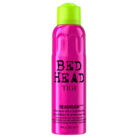 Tigi Bed Head Headrush Spray 200ml - shine spray with a superfine mist