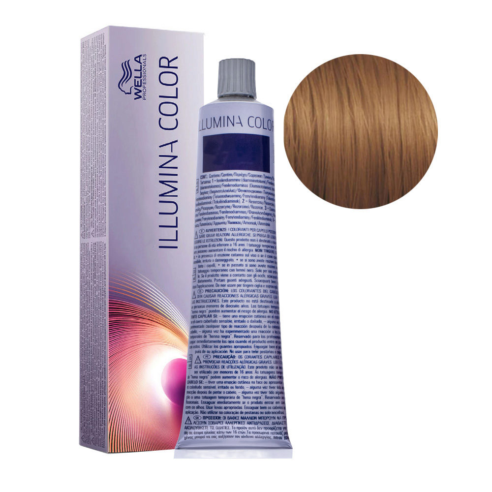 7/7 Medium Brunette Blonde Wella Illumina Color 60ml