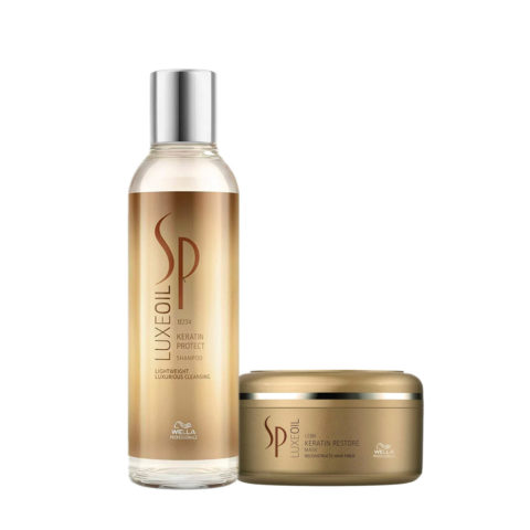Wella SP Luxe Oil Keratine Protect Shampoo 200ml Restore Mask 150ml