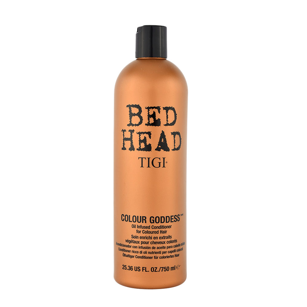 Tigi Bed Head Colour Goddess Oil Infused Conditioner 750ml - moisturising conditioner for coloured hair