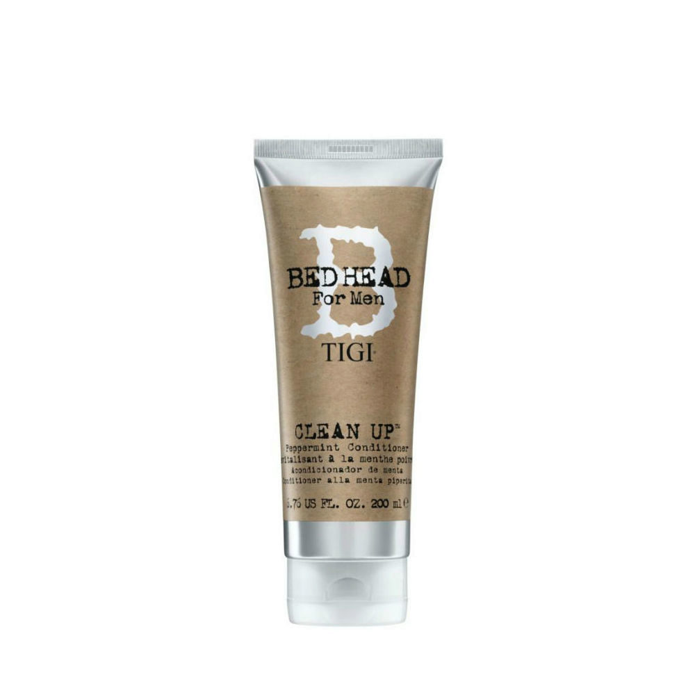 Tigi Bed Head Men Clean Up Peppermint Conditioner 200ml - energizing moisturizing conditioner