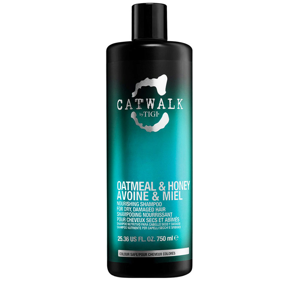 Tigi Catwalk Oatmeal & Honey Nourishing Shampoo 750ml - moisturizing shampoo for dry hair
