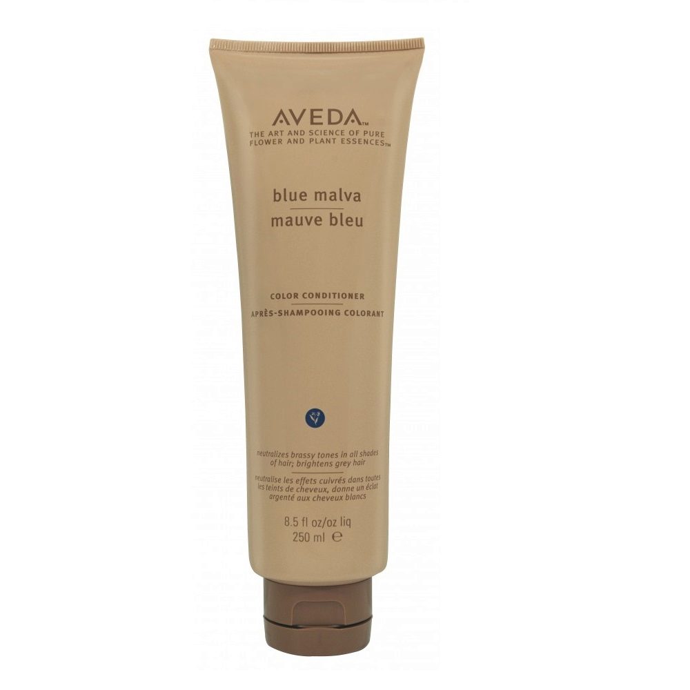 Aveda Blue Malva Conditioner 250ml -anti-yellowing toning conditioner for gray and white hair