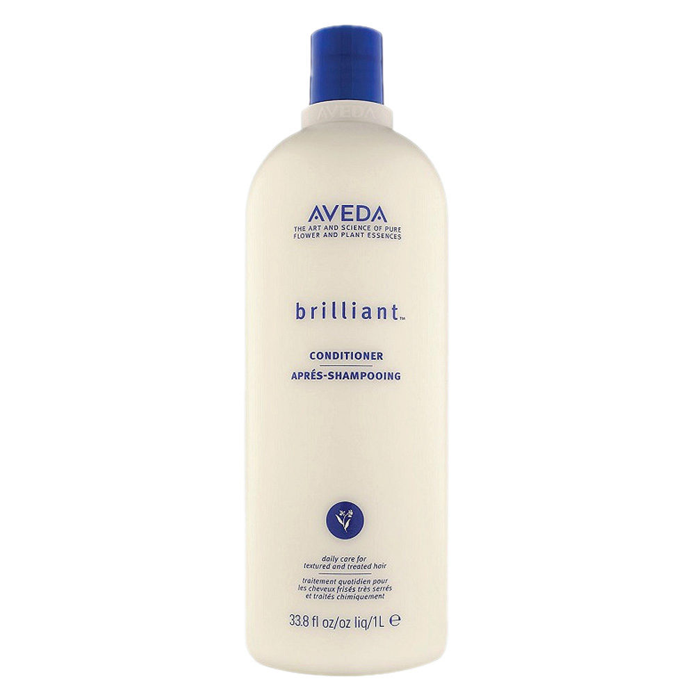 Aveda Brilliant Conditioner 1000ml - conditioner for dry and dull hair